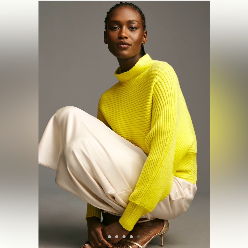 Anthropologie the Kendall mock neck sweater NWT